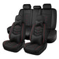 Car Seat Cover for KIA Soul 2010-2025, Seat Covers Full Set,Non-Slip Waterproof seat Cover,Wear-Resistant Nappa Leather car seat Covers. (Luxury 5 Seats/Black) - color: Black, size: Luxury 5 Seats