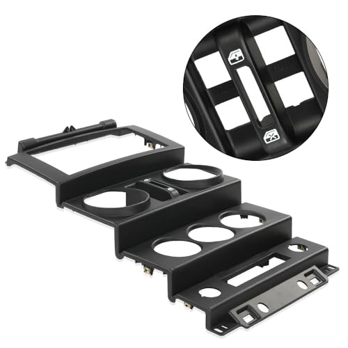 G-PLUS Dash Board Instrument Panel Dash Center Bezel Trim Compatible with Jeep Wrangler 2007 2008 2009 2010 - size: 2007-2010 Jeep Wrangler | Black