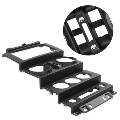 G-PLUS Dash Board Instrument Panel Dash Center Bezel Trim Compatible with Jeep Wrangler 2007 2008 2009 2010 - size: 2007-2010 Jeep Wrangler | Black