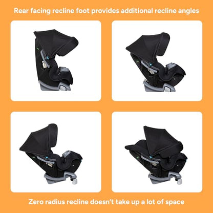 Baby Trend Cover Me™ 4-in-1 Convertible Car Seat - color: Midnight Black