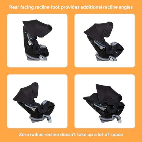 Baby Trend Cover Me™ 4-in-1 Convertible Car Seat - color: Midnight Black
