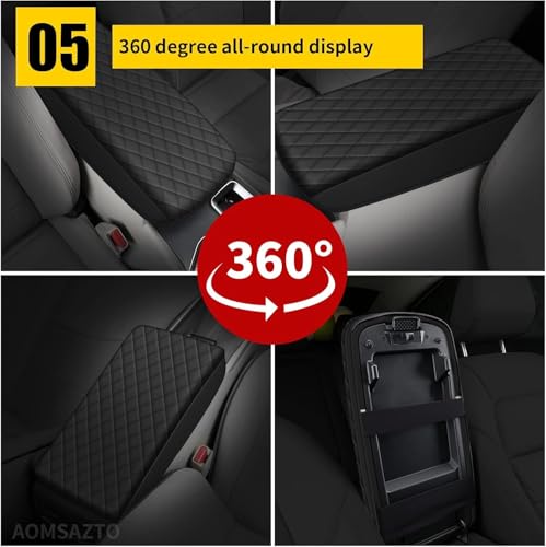 AOMSAZTO Memory Foam Armrest Cushion Pad for 2014-2020 Nissan Rogue - size: 2014-2020 Nissan Rogue