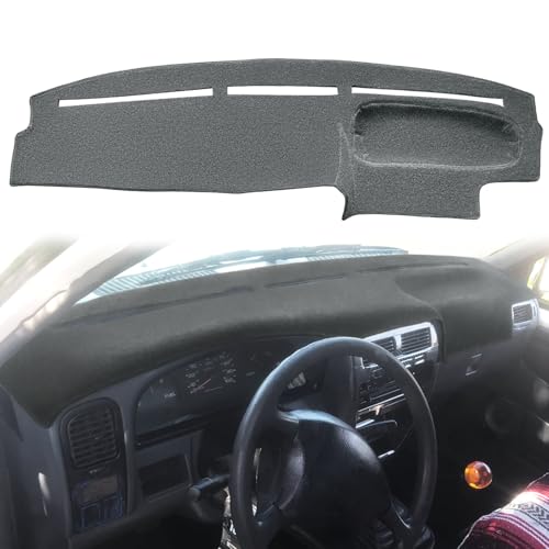 Dash Cover Mat Custom Fit for 1994-1997 Nissan Hardbody D21 Pickup Truck / 1994 1995 Pathfinder, Dashboard Cover Pad Carpet Protector F137 (Dark Gray) - color: 94-97 DarkGray