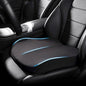 Adult Car Booster Seat Cushion, Car Seat Driver Height Boost Mat Memory Foam Car Seat Cushions Pad Improve Driving View Non-Slip 3D Office Chair Cushion Pressure Relief (Black) - color: Black