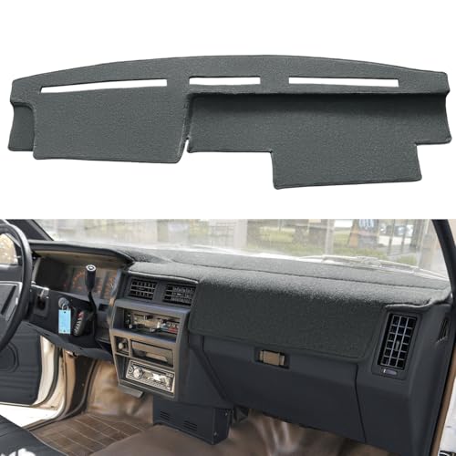 Dash Cover Mat Custom Fit for Nissan Pathfinder D21 Hardbody Pickup Truck 1986-1993, Dashboard Cover Pad Carpet Protector (Dark Gray) F77 - color: 86-93 DarkGray