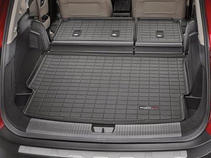 WeatherTech SeatBack Cargo Liner HP for Jeep Grand Cherokee, Grand Cherokee Behind 2nd Row (401502IM), Black - color: Black