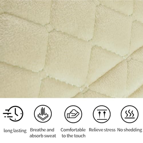 2PCS Universal Car Seatbelt Pad Cover, Long Crystal Velvet Shoulder Cover Kit for Adults and Children, Helps Avoid Friction on Shoulder and Neck, Fits All Cars and Packs