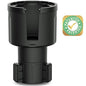 Swigzy Car Cup Holder Expander Adapter for Large Water Bottles - [Patented & Upgraded] - Holds: Hydro-Flask, Yeti, Nalgene, Owala, 32-40oz - Adjustable Expandable Insert Extender - Universal - color: Black, size: Holds 18-40 oz (Standard Base)