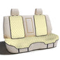 FH Group Car Seat Cushion Neosupreme Automotive Seat Cushions - Universal Fit, Rear Car Seat Cushion, Car Seat Cushions With Non-Slip Silicone Backing for SUV, Sedan, Van Rear Set Beige - color: Beige, style: Rear Bench