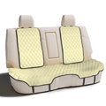FH Group Car Seat Cushion Neosupreme Automotive Seat Cushions - Universal Fit, Rear Car Seat Cushion, Car Seat Cushions With Non-Slip Silicone Backing for SUV, Sedan, Van Rear Set Beige - color: Beige, style: Rear Bench