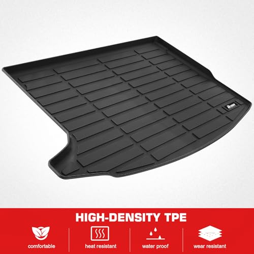 IKON MOTORSPORTS TPE Cargo Trunk Liner, Compatible with 2020-2026 Buick Encore GX, Custom Fit All Weather Protection Heavy Duty Rear Trunk Tray Cargo Mats Protector, Black