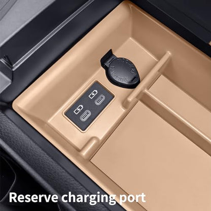 Compatible with Lexus ES ES250, ES300, ES300h, ES350H, 2022, 2023, 2024, interior armrest storage box, bracket tray, center console organizer, in car supplies
