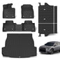 All Weather Floor Mats & Cargo Liner Set for Toyota RAV4 Hybrid 2026(Not for Limited with Subwoofer), TPE Custom Fit Floor Liners with Cargo Mat & Backrest Cover, Full Coverage Interior Protection - size: for rav4 2026+