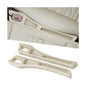 Car Seat Gap Filler, 2PCS Crevice Blocker Stopper Between Vehicle Seat Console, No Drop Automotive Fill Crevice Guard Interior Accessories, Universal for SUV Truck Sedan (Beige) - color: Beige