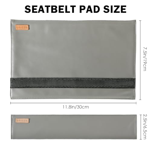 2-Pack Seat Belt Covers, Universal Car Seat Belt Pads Protector for Comfortable Driving, Relief Neck & Shoulder Pain, Fits All Cars & Backpack Straps (05-Grey) - color: 05-Grey