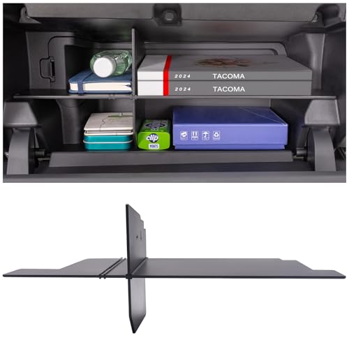 Glove Box Organizer Compatible with 2024 2025 2026 Toyota Tacoma(4th Gen Tacoma) Glove Box Compartment Insert Storage Divider Accessories (Patent Design - color: For Tacoma 2024+