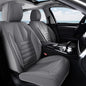 Coverado Seat Covers, Car Seat Covers Front Seats, Automotive Seat Covers, Waterproof Nappa Leather Car Seat Cover, Car Seat Cushion, Gray Seat Covers Carseat Cover Universal Fit for Most Cars - color: Gray-A, size: Front