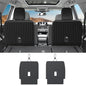 Kick Mats Backrest Mats for 2022-2025 2026 Nissan Pathfinder 7 Seats Captain Chairs Car Mat Accessories, All Weather TPE Interior Protector Seat Back Covers(2nd Row Backrest Mats)