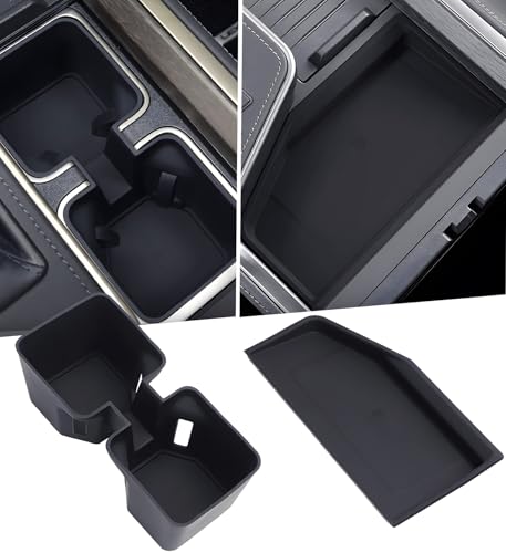 Cup Holder Insert & Wireless Charging Protective Mats for Lexus GX550 2026 2025 2024, Center Console Interior Accessories Silicone Cup Holder & Wireless Charger Cover Pad for 2024-2026 GX 550 - style: Fit for 2024-2026 GX550