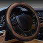 Gomass Car Steering Wheel Cover, Anti-Slip, Safety, Soft, Breathable, Heavy Duty, Thick, Full Surround, Sports Style (Black Brown) - color: Black And Brown