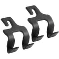 Upgraded Headrest Hooks for Purses and Bags, 2 in 1 Car Back Seat Head Rest Hanger Matching Cars Interior Genuine Leather Vehicle Storage Holder Hook, 2 Pack, Black - color: Style B - Black 2 Pack