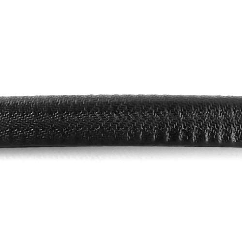 QWORK U-Shape Edge Trim, 10 Feet Weather Stripping Car Door Edge Protector, Flexible Push-On Rubber Guard for 1/4" Sharp Metal Edges
