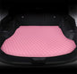 Custom Making Trunk Mats Cargo Mats Fit for 99.9% Sedan SUV All Weather Protection Leather Liners Trunk Mat Cargo Liners (Pink) - color: pink