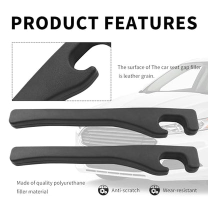 New Car Seat Gap Filler 2 Pack,Flexible Seat Gap Filler Strip to Avoid Dropping Items,Universal in Between Car Seats Catcher/Console Catcher for Cars Accessories Interior
