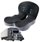 Memory Foam Seat Cushion for Truck Drivers, Office Chairs Ergonomic Seat Cushion for Back, Tailbone Sciatica Pain Relief, Pressure Relief Pad for Long Sitting, Car Seat Desk Chair Use (Gray)