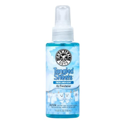 Chemical Guys Tangled Sheets Fresh Linen Scent Air Freshener Spray and Odor Eliminator, Clean Fabric Inspired Spray for Home, Office, Bathroom, Dorm, and Car Interior - 4 Fl Oz - size: 4 Fl Oz