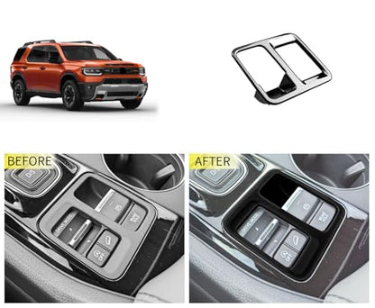 Electronic Handbrake Panel Cover Compatible with Honda New Passport 2026 2027 Gear Shift Panel Cover Interior Car Accessories ABS 1PCS(Glossy Black Style) - color: Glossy Black Style