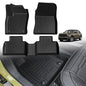 TripleAliners All Weather Floor Mats Compatible with 2025 2026 Nissan Kicks Interior Accessories 1st & 2nd Row Floor Liners Custom Fit Anti-Slip TPE Full Coverage Protection Waterproof Car Mats - size: Kicks | 2025+