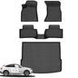 Wayhigh® Floor Mats & Cargo Liner for Audi Q5/SQ5 (Include Sportback) (Not for PHEV) 2018-2025, All Weather TPE Waterproof Heavy Duty, Floor Mats Custom Fit for Q5 Accessories - style: 2) For Audi Q5 / 2018-2025 / Mats Set