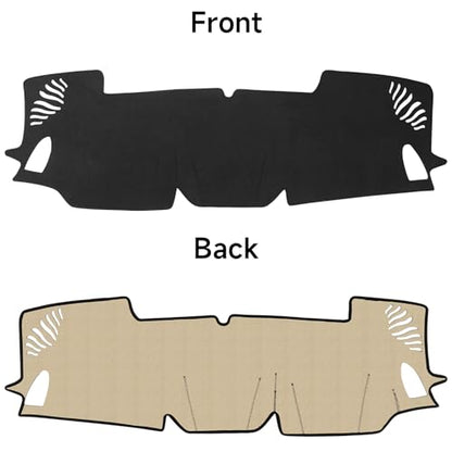 Dashboard Cover Mat for Subaru 2025 2026 Forester Accessories Black Flannel Material Anti-Slip Dash Cover Mat Sunshade Glare UV Rays Protector - size: for Subaru 2025-2026 Forester