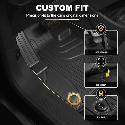 Floor Mats & Cargo Liner for 2020-2026 Nissan Sentra All Weather TPE Protection Floor Liners Full Set with Trunk Mat for 2021 2022 2023 2024 2025 2026 Sentra Accessories - style: 13)20-25 Sentra Floor & Cargo Mats