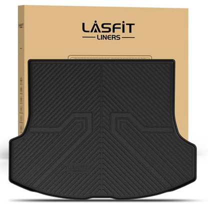 LASFIT Trunk Mat for Lexus RX/RX350/RX350h/RX500h 2025 2024 2023 2026, All Weather TPE RX 350 Cargo Mats Custom Fit for Lexus RX350 Cargo Liner Front & Rear Trunk Liner, Black, Easy to Clean - size: 2023-2026|For Lexus RX|Cargo Mat