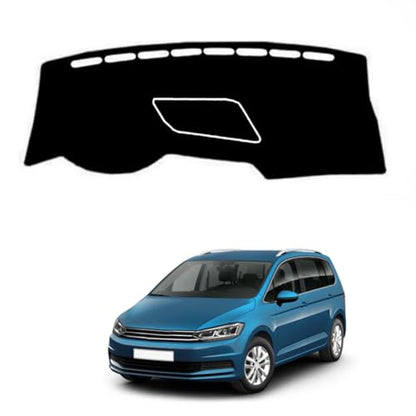 Dash Cover for Volkswagen VW Touran MK2 2016 2017 2018 2019 2020 Dashboard Cover Mat, Sunshade Non-Slip Center Console Sunshield Protector Mat Pad - size: Volkswagen VW Touran MK2 2016-2020