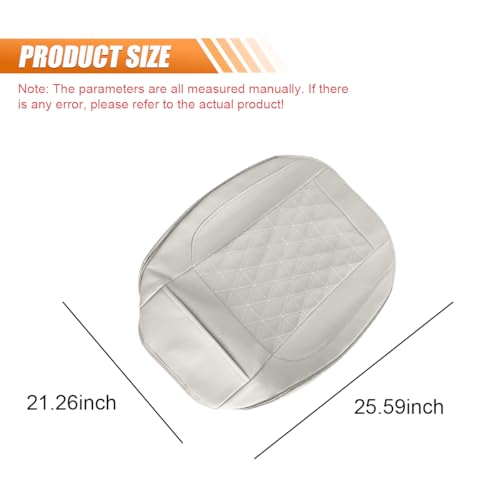 Luxury Faux Leather Car Seat Cover, Anti-Slip Waterproof Universal Front Bottom Seat Protector with Storage Pocket, Triangular Pattern Vehicle Seats Cushion for Sedans, SUVs, Trucks (Grey) - color: Grey