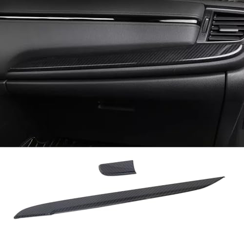 XITER 2PCS ABS Car Interior Center Consoles Instrument Panel Stickers Dashboard Cover Trims Accessories for Honda CRV 2017 2018 2019 2020 2021 2022,Carbon Fiber - color: Carbon Fiber, size: Central Control Dashboard Panel Cover