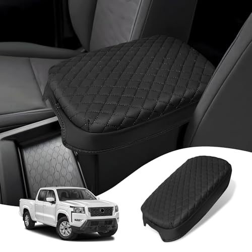 Custom Fit for Center Console Cover Nissan Frontier 2025 2024 2023 2022 Armrest Cover Center Console Pad Interior Accessories Car Armrest Seat Box Cover Protector - size: Nissan Frontier 2025 2024 2023 2022