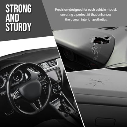 Dash Cover Dashboard Panel Compatible with Chevy Cavalier LS Sport/Z24 2000-2005 Black