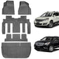 Floor Mats & Cargo Liner for Chevy Traverse 2009-2017 & Buick Enclave 2008-2017, Custom Fit All Weather TPE Floor Liners for Traverse & Enclave 7 Seats Accessories 3 Rows and Cargo Liner Set - style: 2) For Chevy Traverse | 2009-2017 | Combo Set