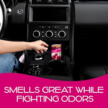 California Scents Power Bloc Car Air Freshener,Coronado Cherry Scent,(Pack of 12) - size: 0.88 Ounce (Pack of 12)