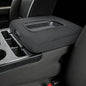 ISSYAUTO Center Console Cover Compatible with Silverado Sierra 2014 2015 2016 2017 2018 with 40/20/40 Jump Seat Console Neoprene Armrest Cover (fit Split Bench Seat Console ONLY) - color: Black~Neoprene, size: Jump Seat Console 2014-2018 Silverado Sierra