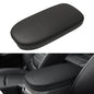 Car Center Console Armrest Cover Compatible with Toyota RAV4 2019-2025 Accessories, Premium Leather Arm Rest Box Lid Cover, Middle Console Cover (Black) - size: 2021-2024 Toyota RAV4