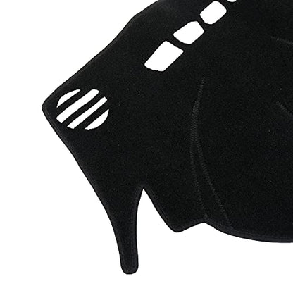 X AUTOHAUX Car Dashboard Cover for Hyundai Sonata 2011 2012 2013 2014 Nonslip Dash Carpet Dash Guard - color: Black