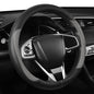 Car Steering Wheel Cover,Microfiber Leather Steering Wheel Cover Fit15.5-16 inch Large Size for F150 F250 F350 Ram Tacoma 4Runner Tundra Range Rover (Black&Gery) - color: Black&Gery, size: Large Size[15.5"-16"]