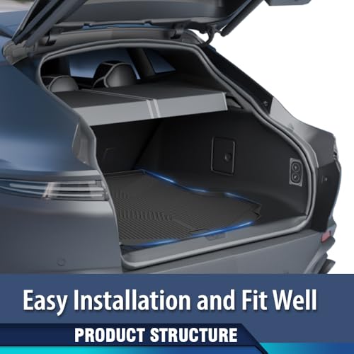 PIT66 Rear Trunk Cargo Liners, Compatible with Honda HRV 2023 2024 2025 All Weather Floor Mats TPE Cargo Mats Accessories alfombras para carro - size: Fit Honda HRV 2023-2025 | 1PC