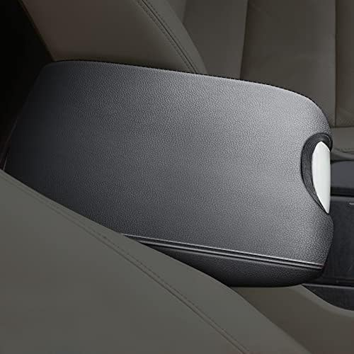 AOMSAZTO Console Covers for 2010-2014 Honda Accord Crosstour Armrest Covers for Honda Crosstour Black with Black Stiches - color: black
