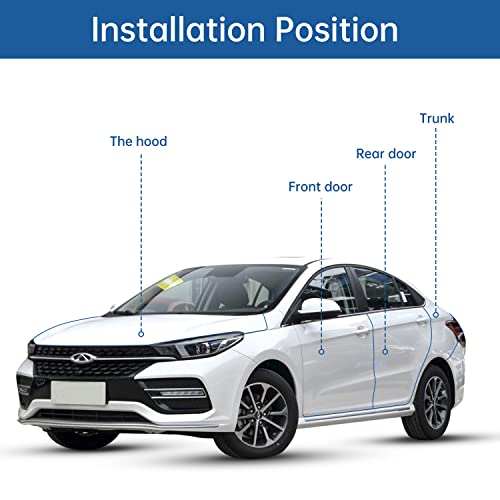Car Door Edge Guards 32Ft(10M) Universal Rubber U Shape Edge Trim Car Door Protector Edge Guards Rubber Seal Protector for Most Car Rucks SUV Installation, No Glue Required, Black